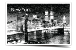 linen postcards